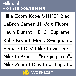 My Wishlist - hillmanh