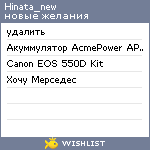 My Wishlist - hinata_new