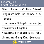 My Wishlist - hisami_ren