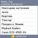 My Wishlist - ho4u_fse