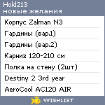 My Wishlist - hold213