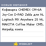 My Wishlist - holysamurai