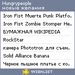 My Wishlist - hungrypeople