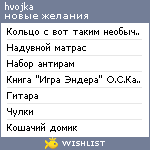 My Wishlist - hvojka