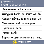 My Wishlist - hvoya27