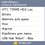 My Wishlist - hybridtheory