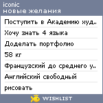 My Wishlist - i_dream
