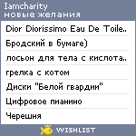 My Wishlist - iamcharity