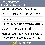 My Wishlist - ian_olegovich