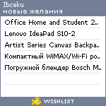 My Wishlist - ibceku