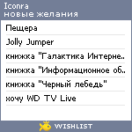 My Wishlist - iconra