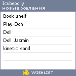 My Wishlist - icubepolly