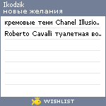 My Wishlist - ikodzik