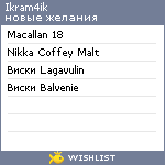 My Wishlist - ikram4ik