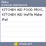 My Wishlist - ilnika