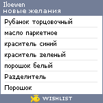 My Wishlist - iloewen