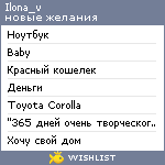 My Wishlist - ilona_v