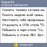 My Wishlist - ingvar34