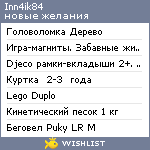 My Wishlist - inn4ik84