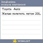 My Wishlist - innakunizza