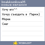 My Wishlist - innalukovnikova05