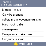 My Wishlist - innov8