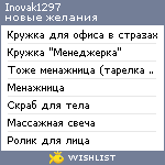 My Wishlist - inovak1297