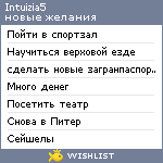 My Wishlist - intuizia5