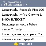 My Wishlist - ira_piyavichka