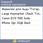 My Wishlist - irenesch