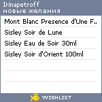 My Wishlist - irinapetroff