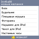 My Wishlist - iro4ka88