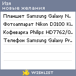 My Wishlist - isolda_tsk