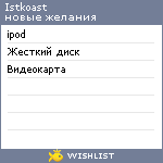 My Wishlist - istkoast
