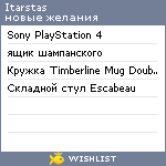 My Wishlist - itarstas