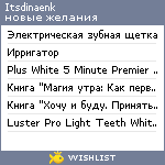 My Wishlist - itsdinaenk