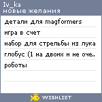 My Wishlist - iv_ka