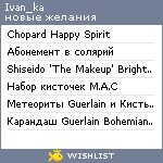 My Wishlist - ivan_ka