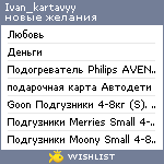 My Wishlist - ivan_kartavyy