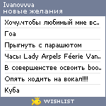 My Wishlist - ivanovvva