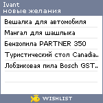 My Wishlist - ivant