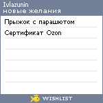 My Wishlist - ivlazunin