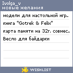 My Wishlist - ivolga_v