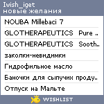 My Wishlist - iwish_iget