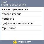 My Wishlist - iwoa