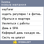 My Wishlist - iwonna