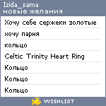 My Wishlist - izida_sama