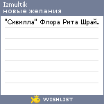 My Wishlist - izmultik