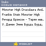 My Wishlist - izuko