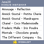 My Wishlist - jane28